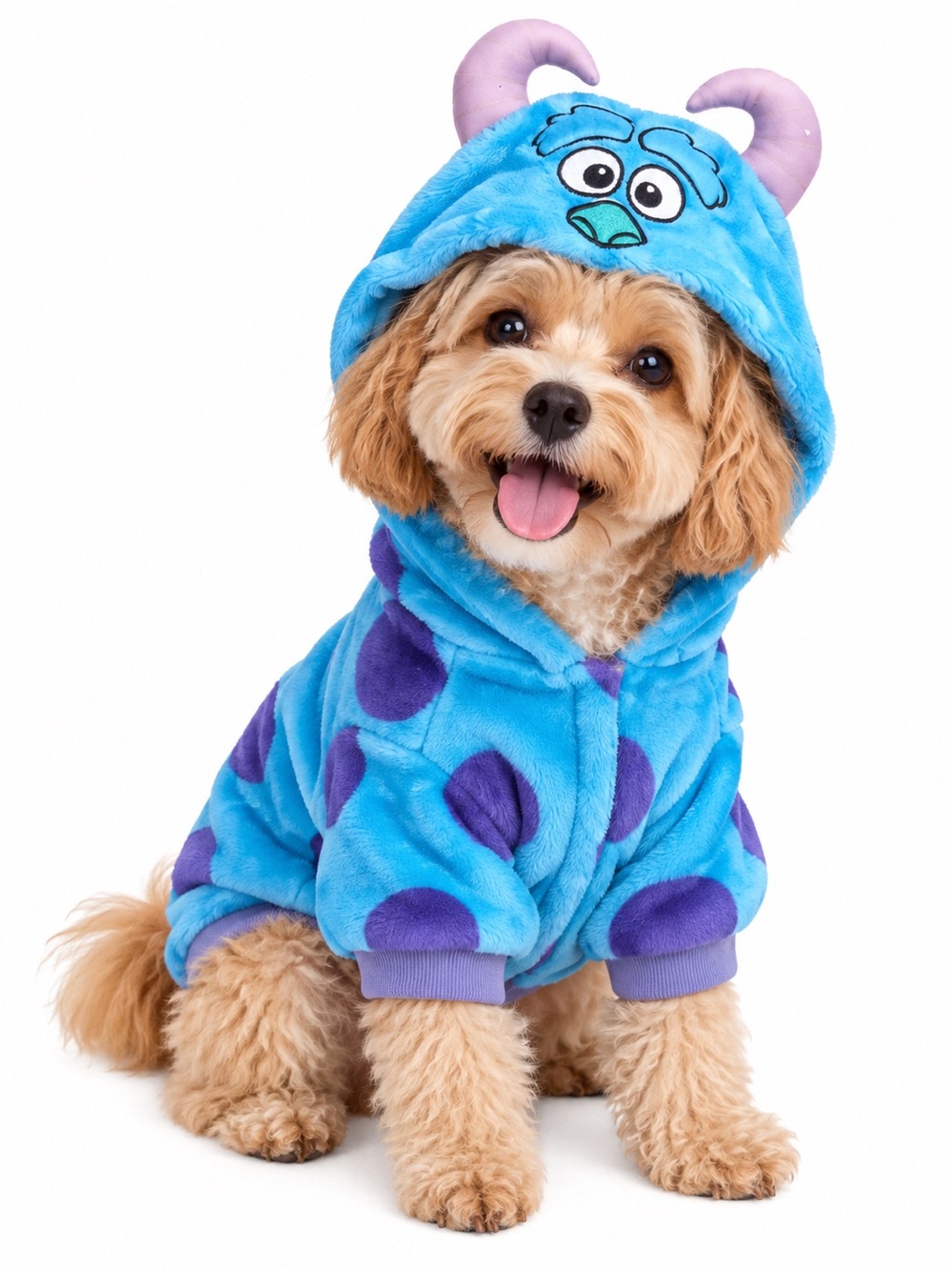 NEW - Disney Pixar Monsters Inc Sulley Plush Dog Pet Halloween Costume Outfit M